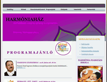 Tablet Screenshot of harmoniahaz-debrecen.hu